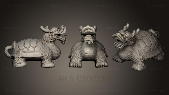 Animal figurines (STKJ_0650) 3D model for CNC machine